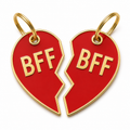 BFF Red Tags (set of 2)