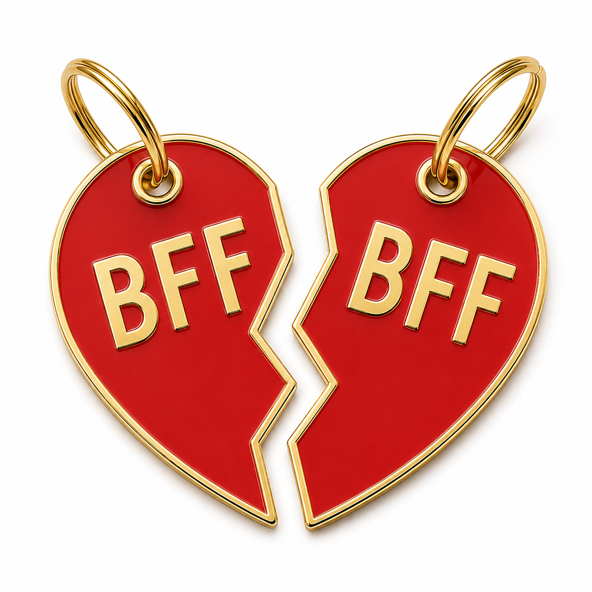 BFF Red Tags (set of 2)