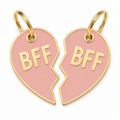 BFF Tags Pink (set of 2)