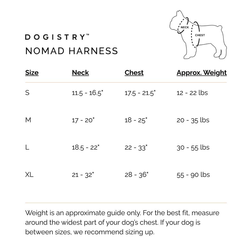 The NoMad Adjustable Luxe Harness - Sweetheart