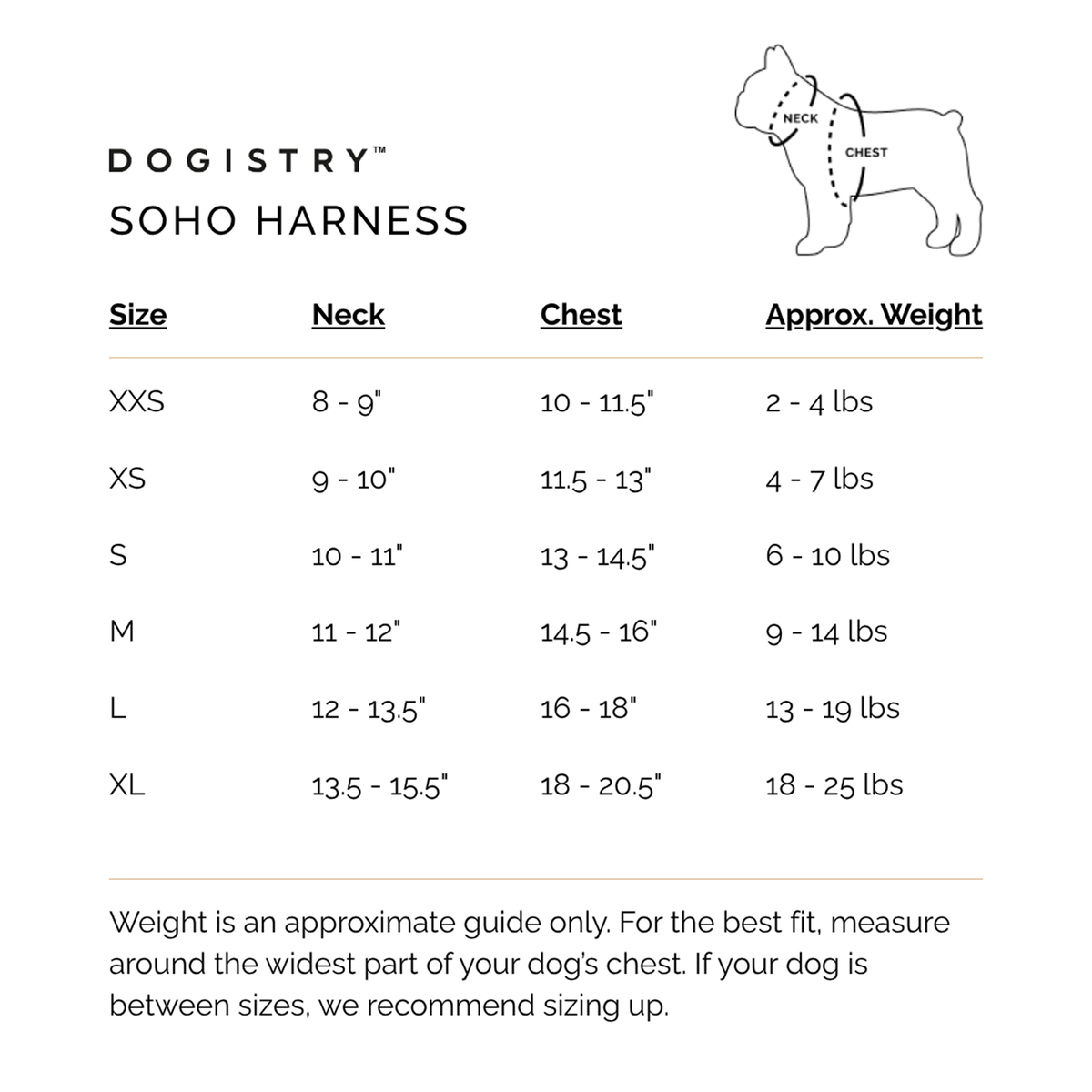 SoHo Dog Harness - Dune