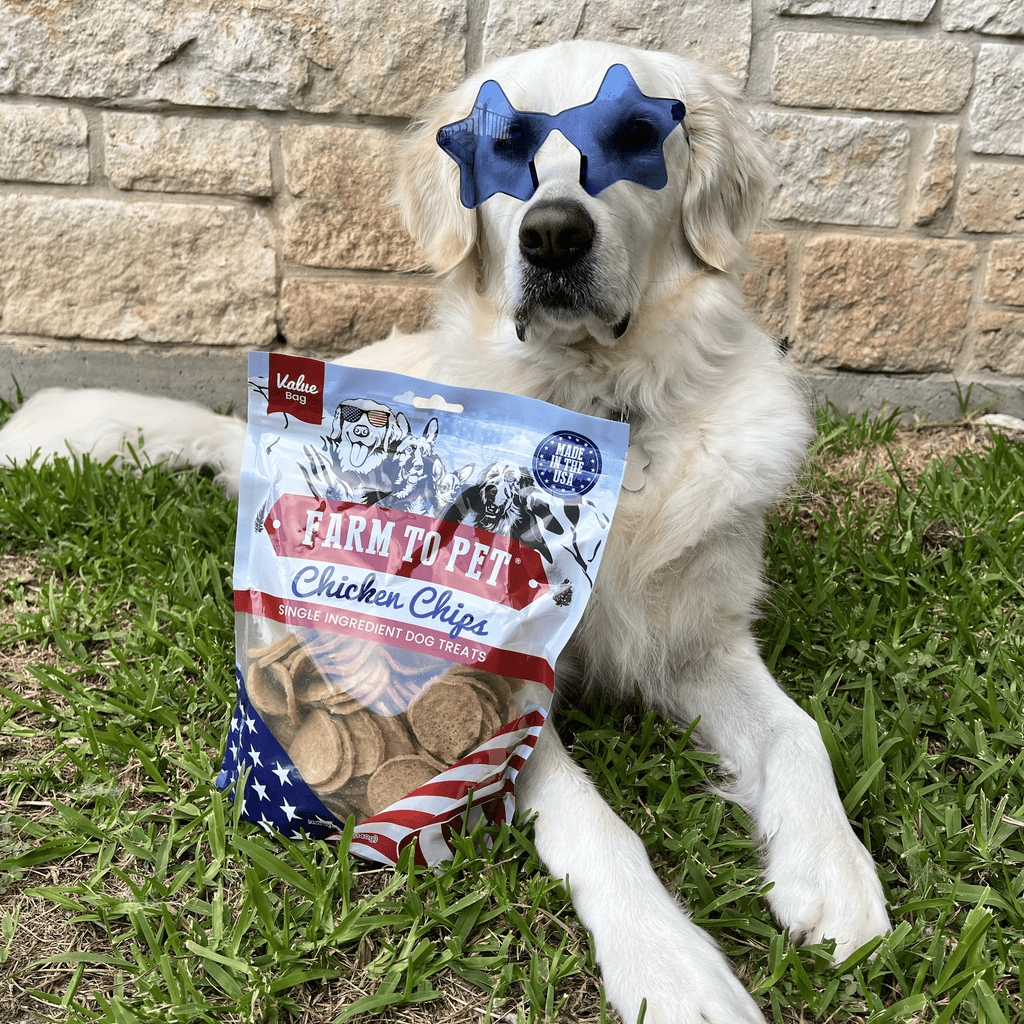 Americana Chicken Chips for Dogs | Celebrate with USA-made Dog Treats