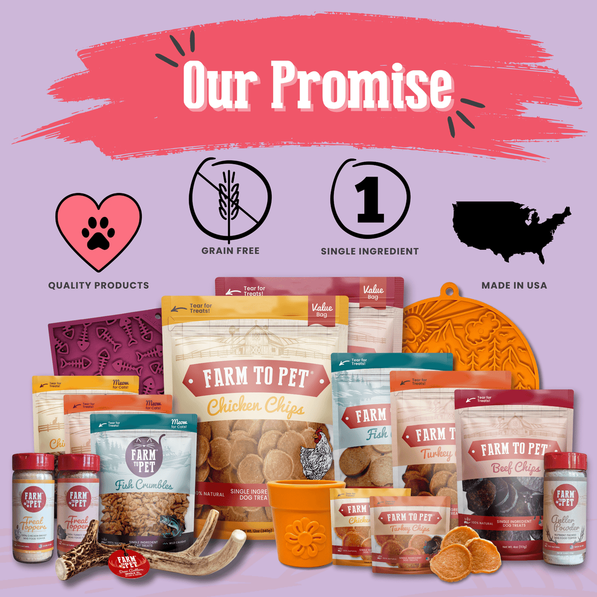 Puppy Love Dog Treat Duo | Poultry Chip Variety Pack