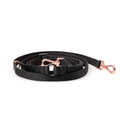 Metro Hands Free Leash – Black / Matte Rose Gold
