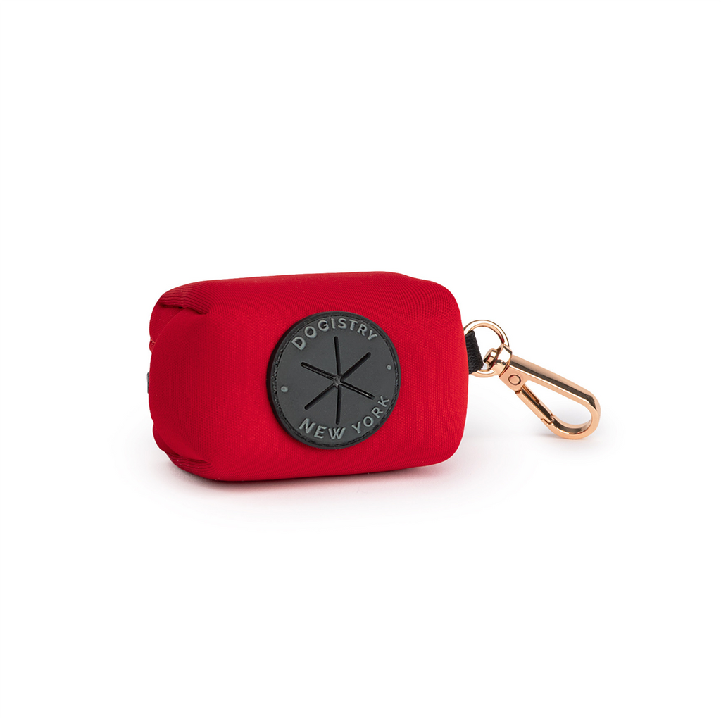 Poop Bag Holder - Iconic Red